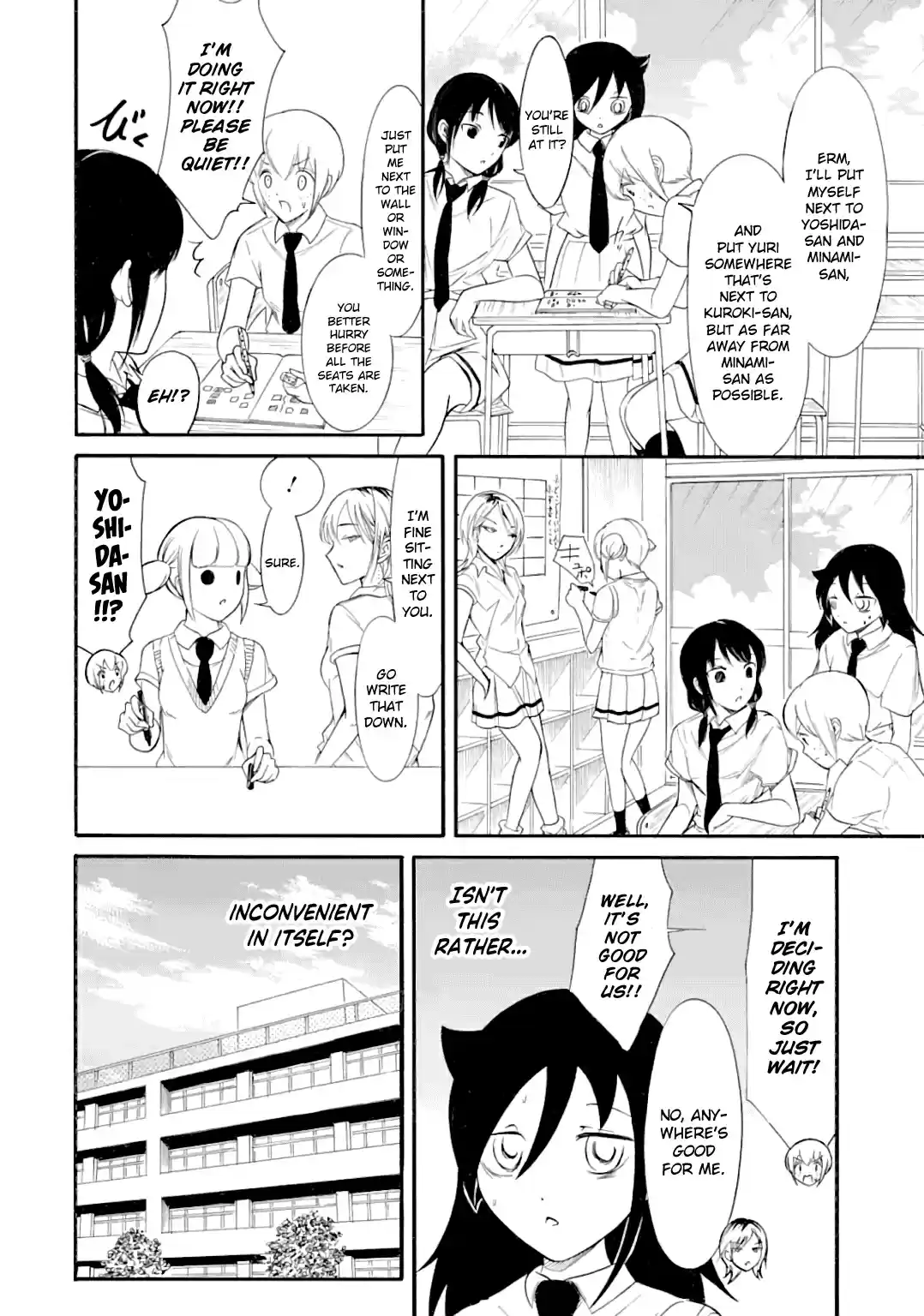 Watashi ga Motenai no wa Dou Kangaetemo Omaera ga Warui! Ch. 185 Since I'm Not Popular, I'll Freely Choose My Own Seat