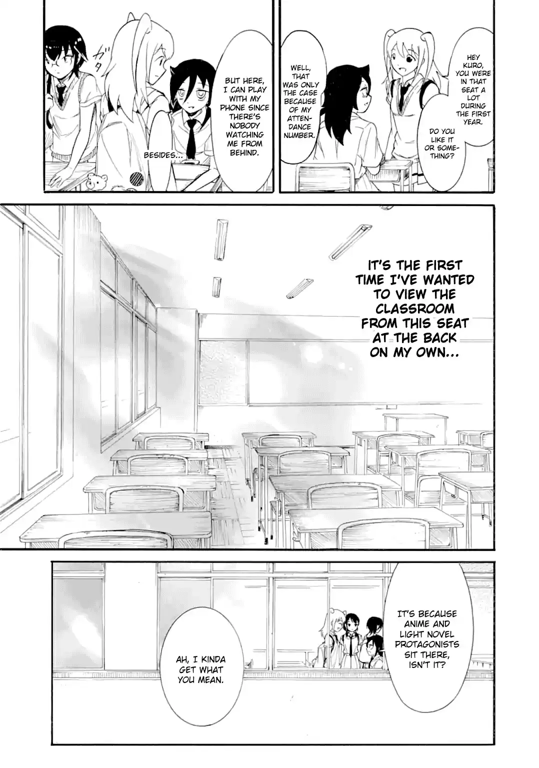 Watashi ga Motenai no wa Dou Kangaetemo Omaera ga Warui! Ch. 185 Since I'm Not Popular, I'll Freely Choose My Own Seat