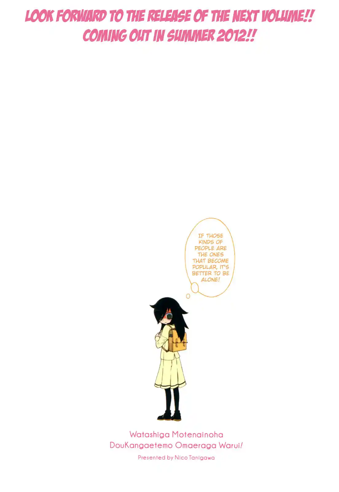 Watashi ga Motenai no wa Dou Kangaetemo Omaera ga Warui! Vol.1 Ch.9.6