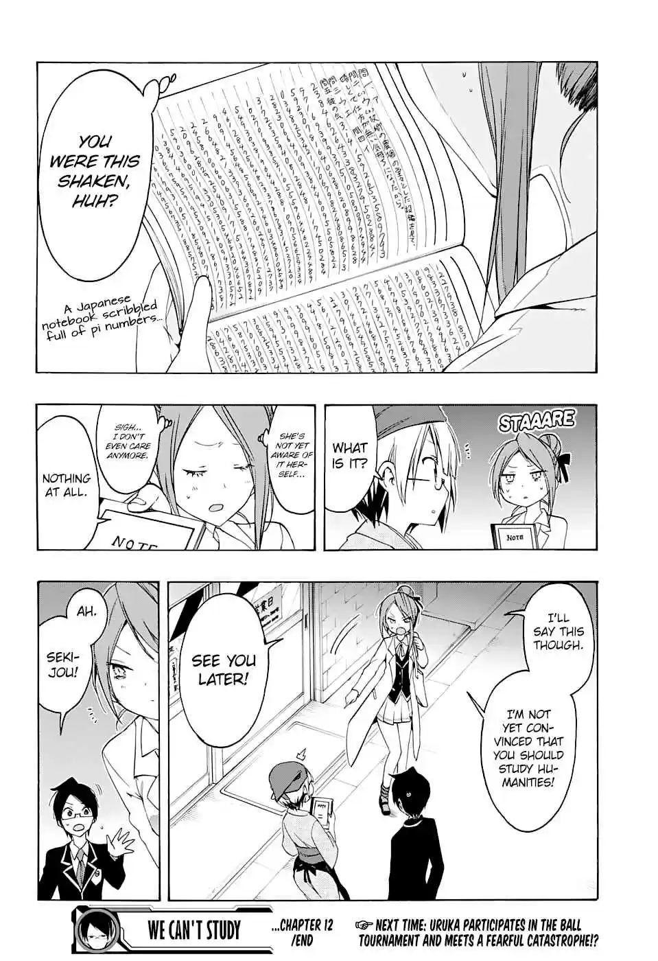 We Can't Study Ch.12