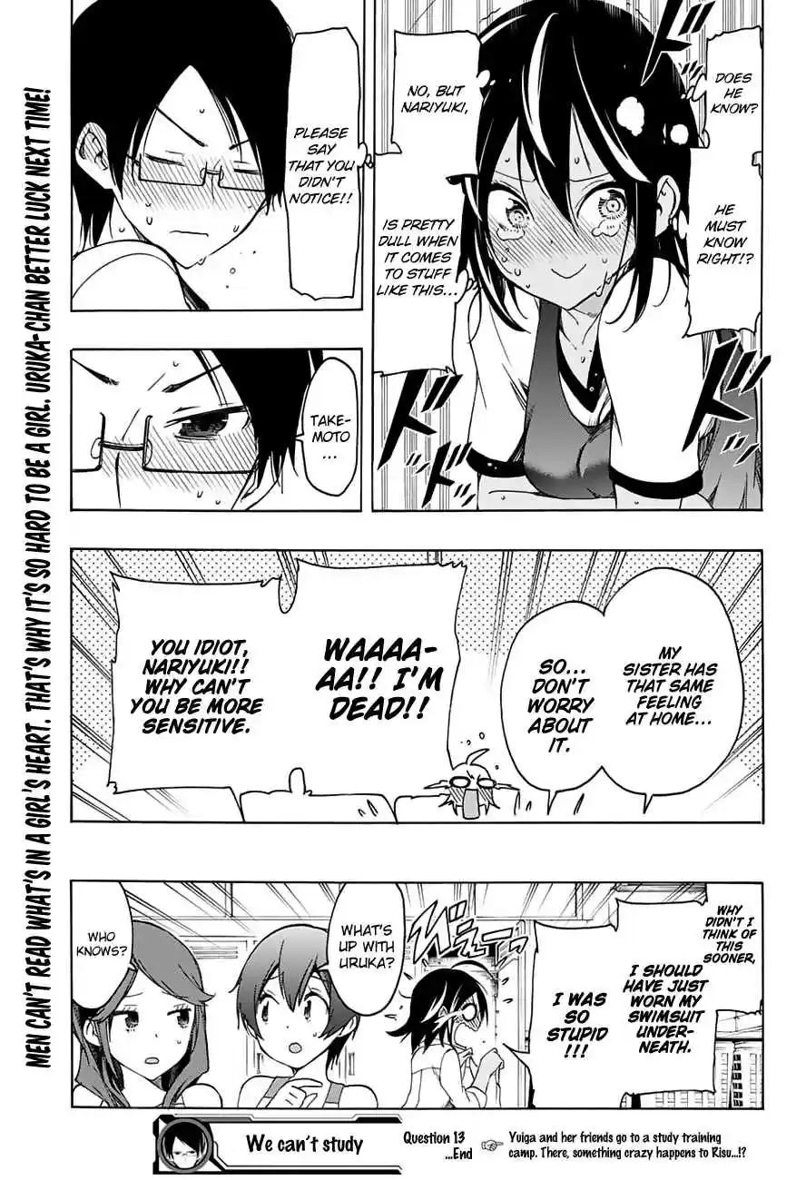 We Can't Study Ch.13