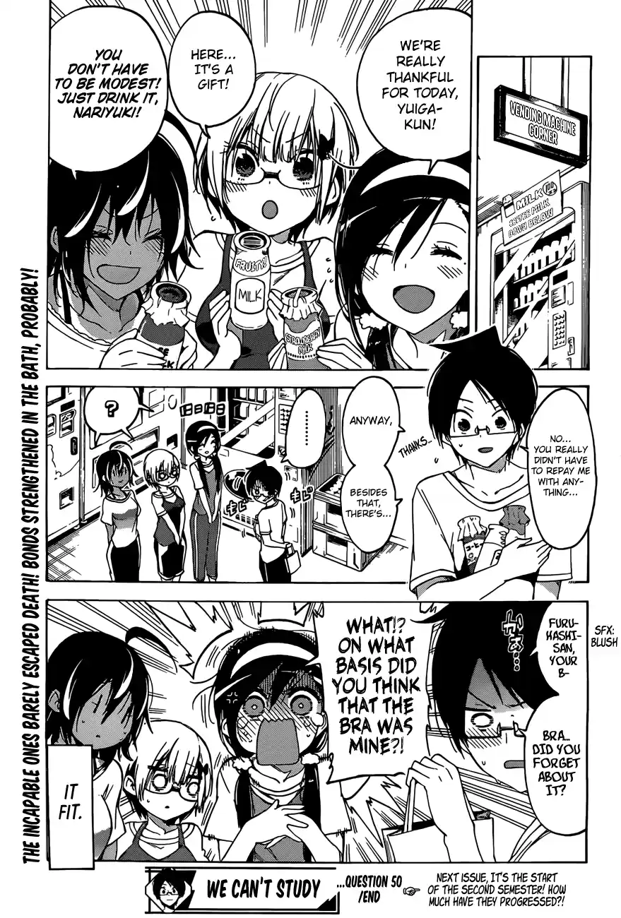 We Can't Study Question 50