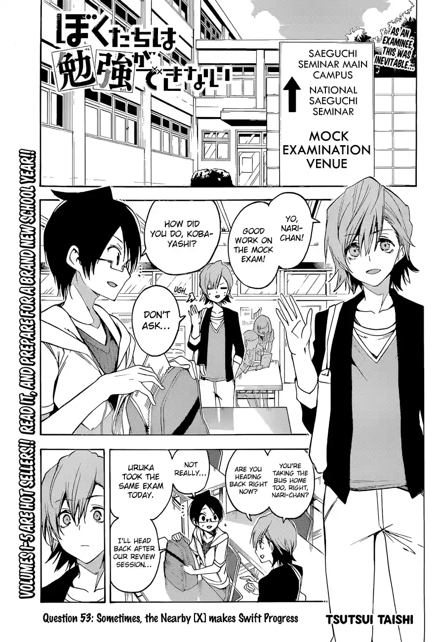 We Can't Study Question 53