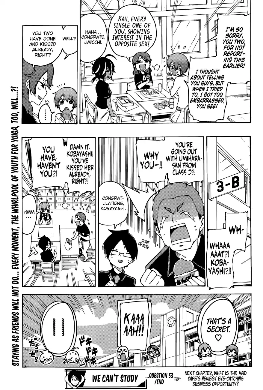 We Can't Study Question 53