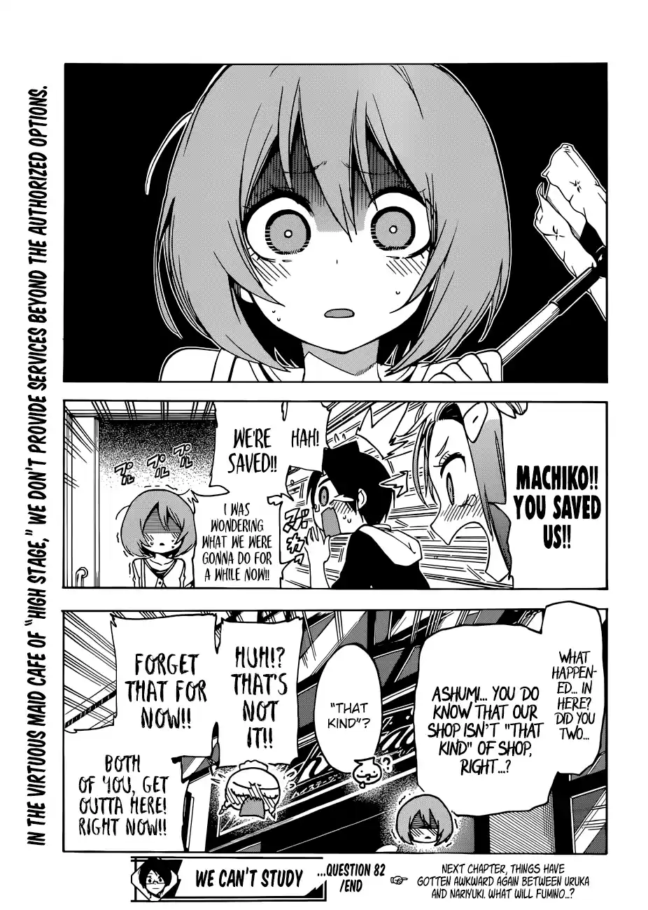 We Can't Study Question 82