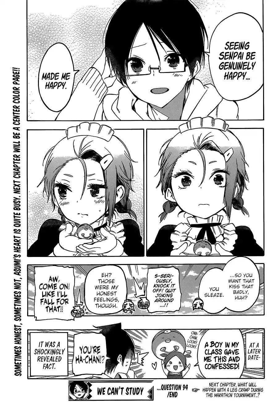 We Can't Study Question 94