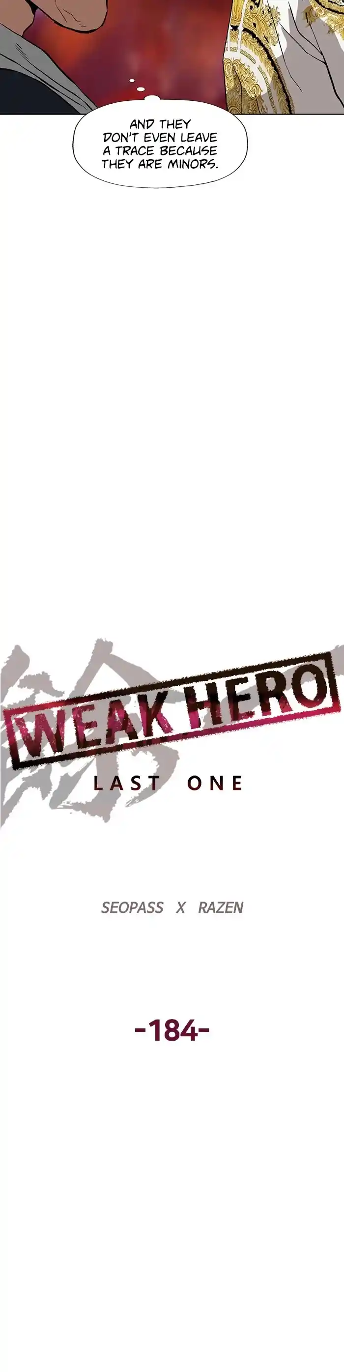 Weak Hero Chapter 185