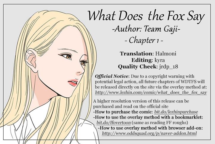 What Does The Fox Say? 1