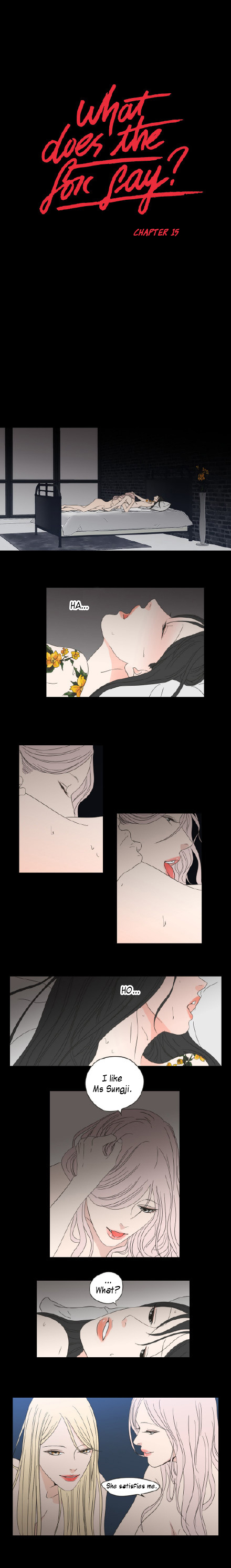 What does the fox say? Ch.15