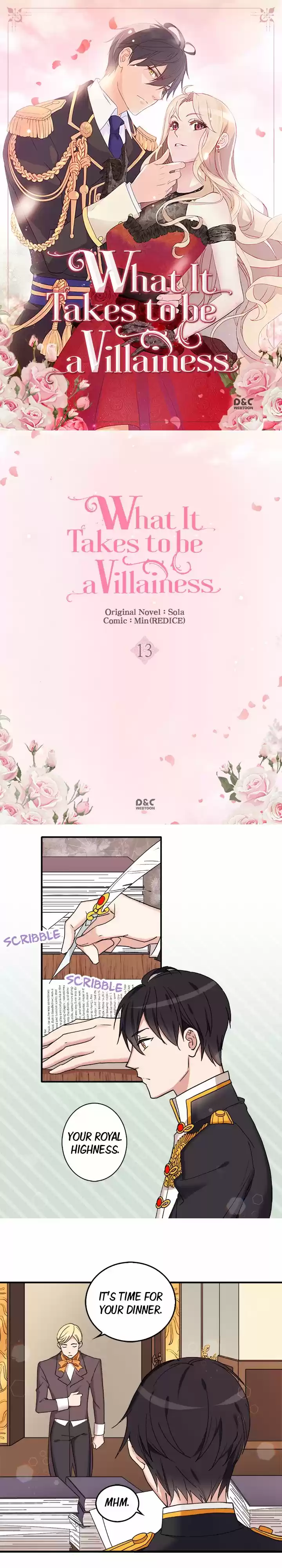 What It Takes to be a Villainess Ch.13