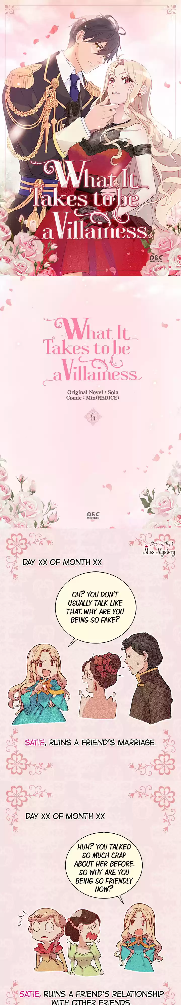 What It Takes to be a Villainess Ch.6