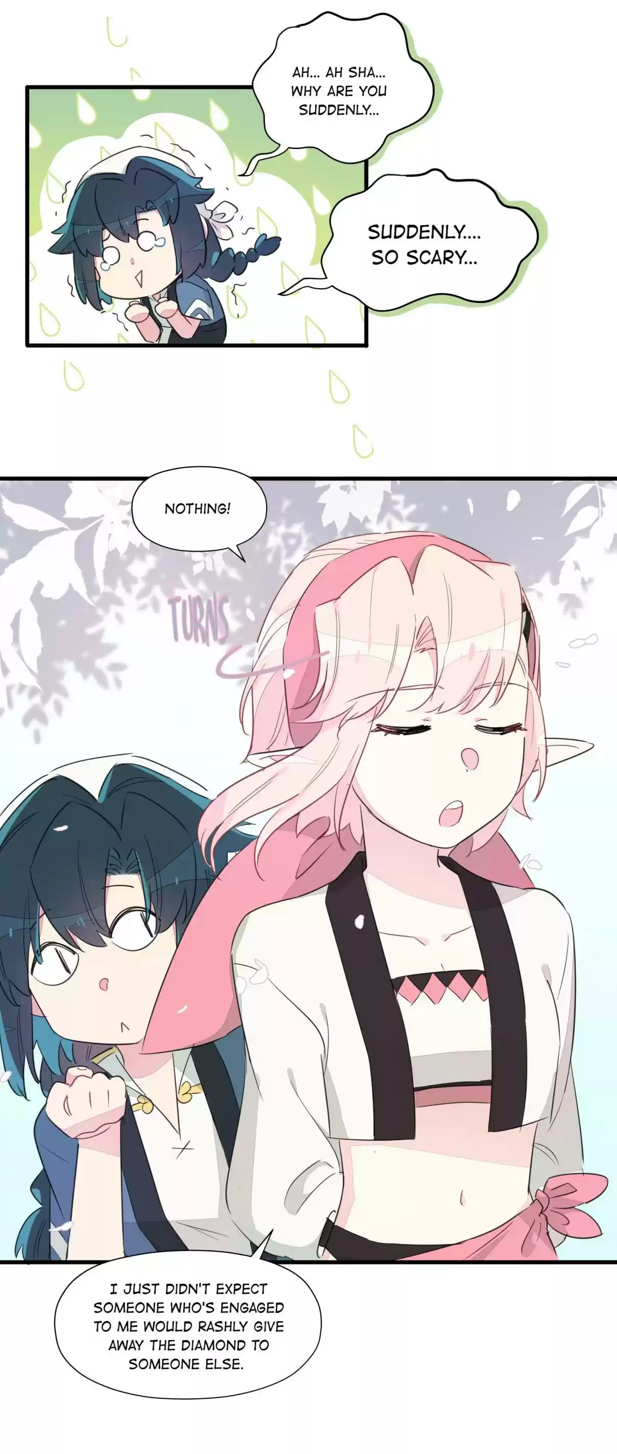 What Should I Do If I've Signed a Marriage Contract with the Elven Princess 14.0 You can lean on my shoulder