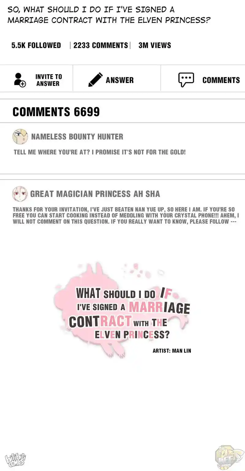 What Should I Do If I've Signed a Marriage Contract with the Elven Princess Chapter 0