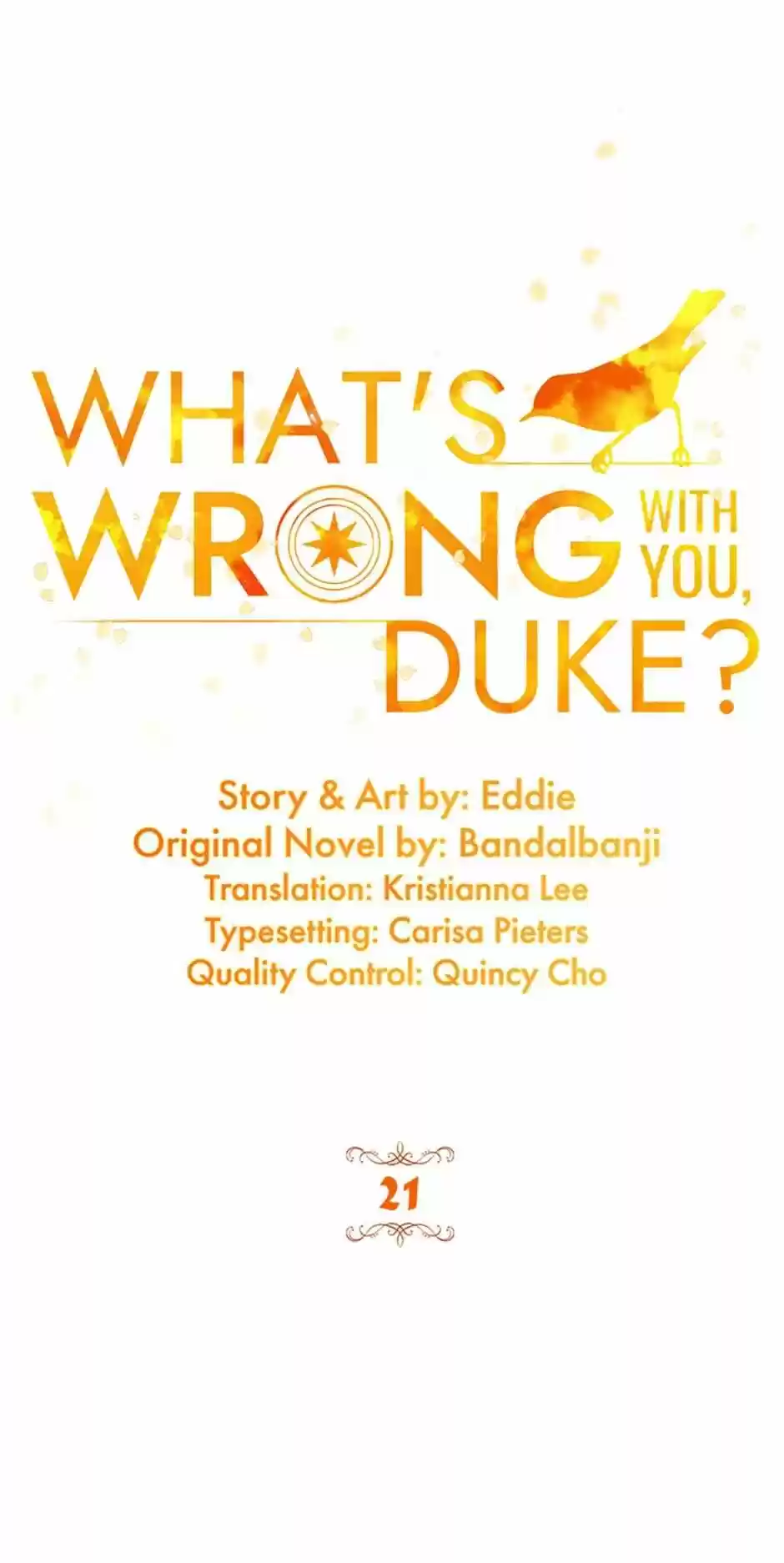 What's Wrong With You, Duke? Chapter 21
