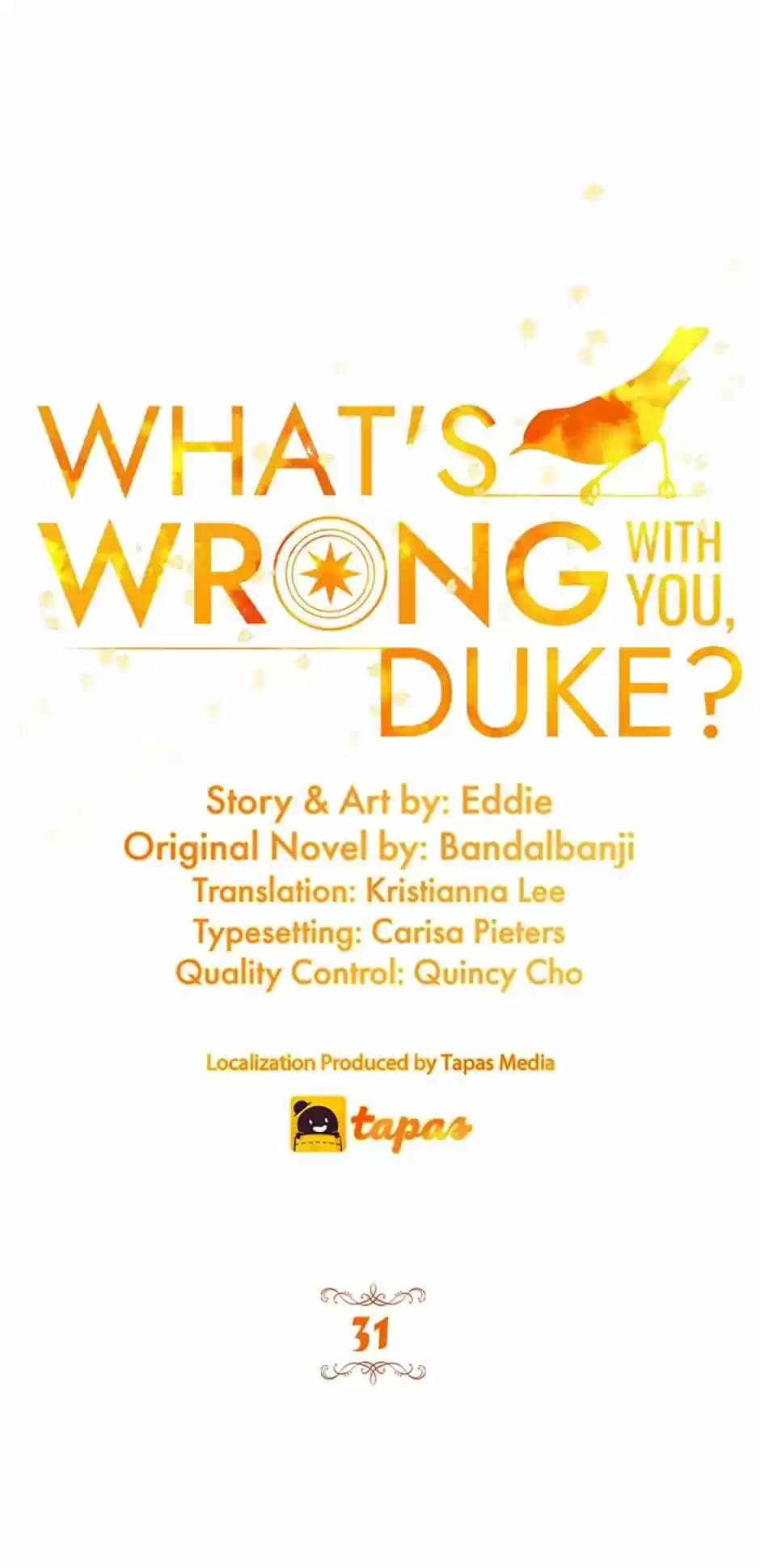 What's Wrong With You, Duke? Chapter 31