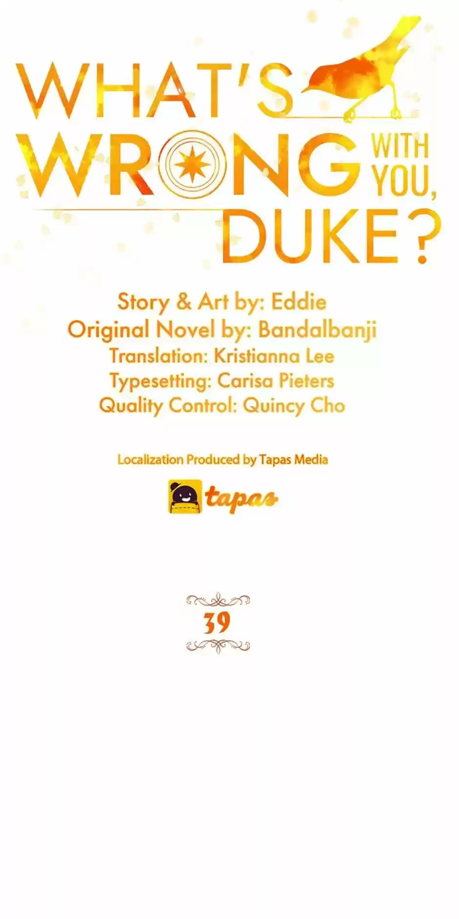 What's Wrong With You, Duke? Chapter 39