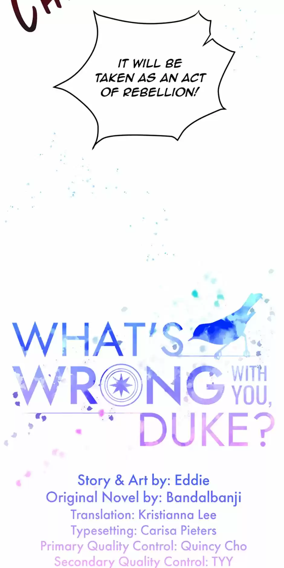 What's Wrong With You, Duke? Chapter 75