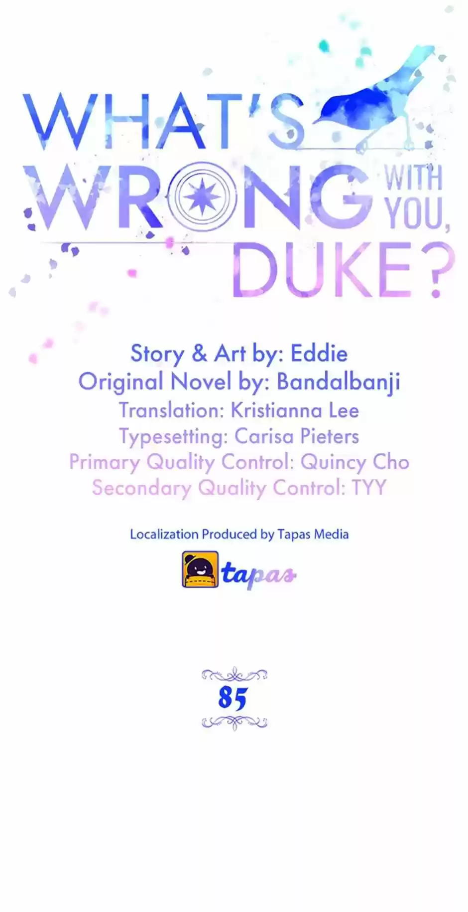 What's Wrong With You, Duke? Chapter 85