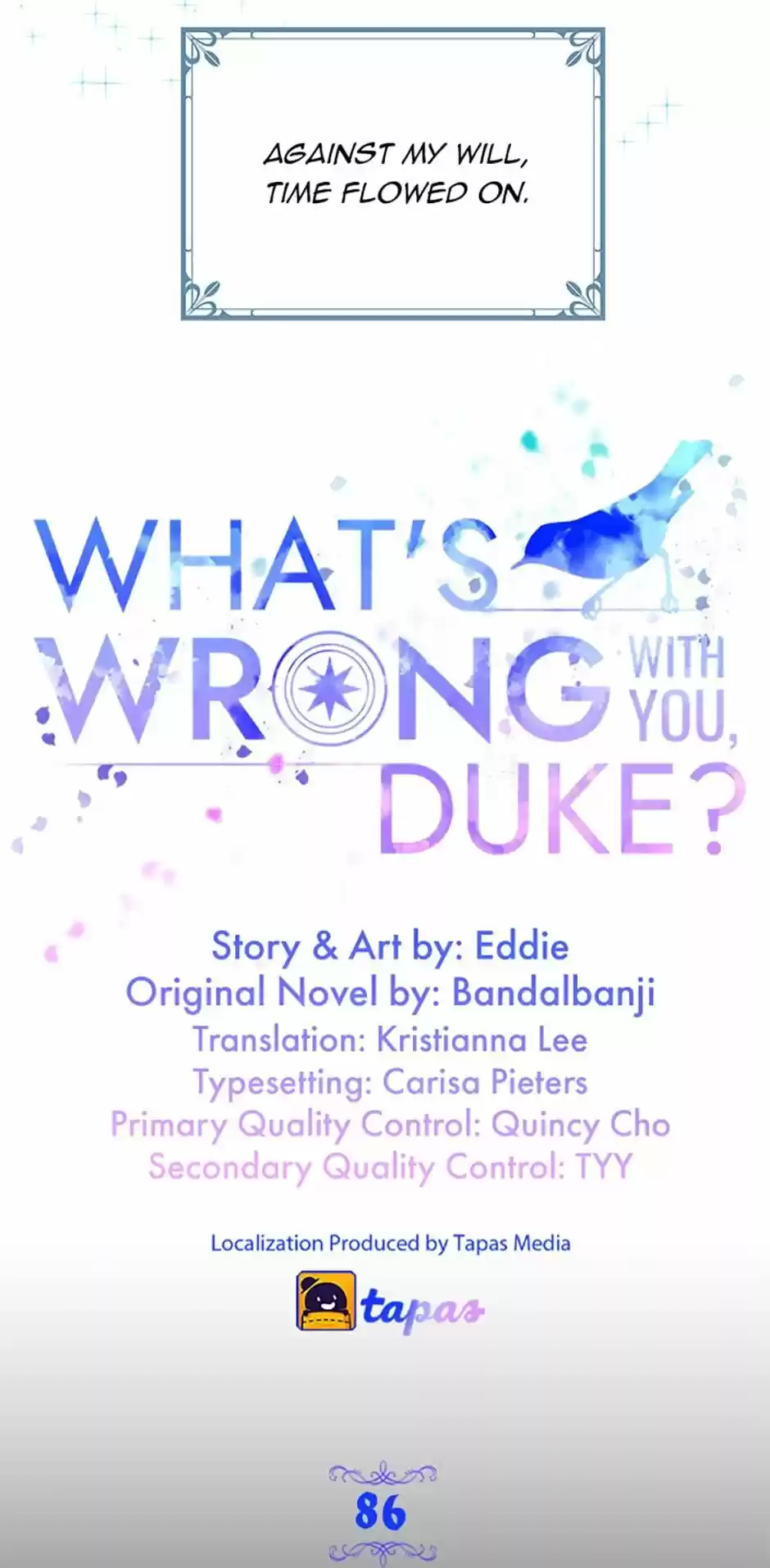 What's Wrong With You, Duke? Chapter 86