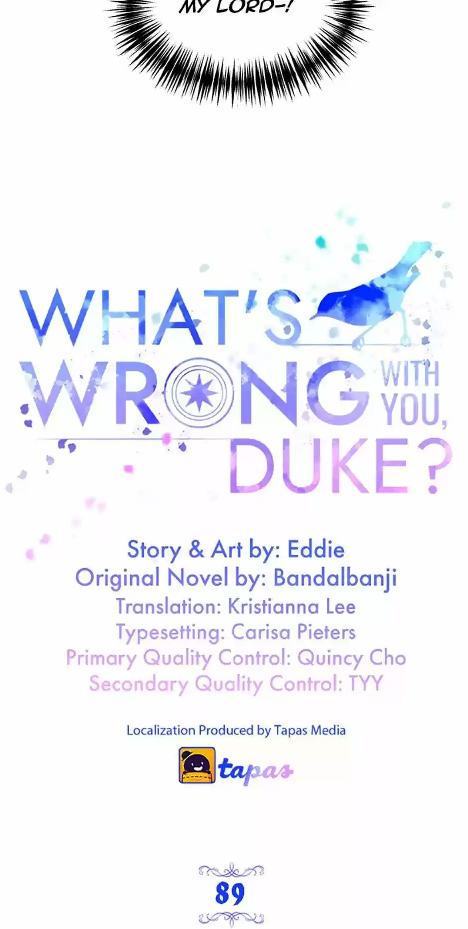 What's Wrong With You, Duke? Chapter 89