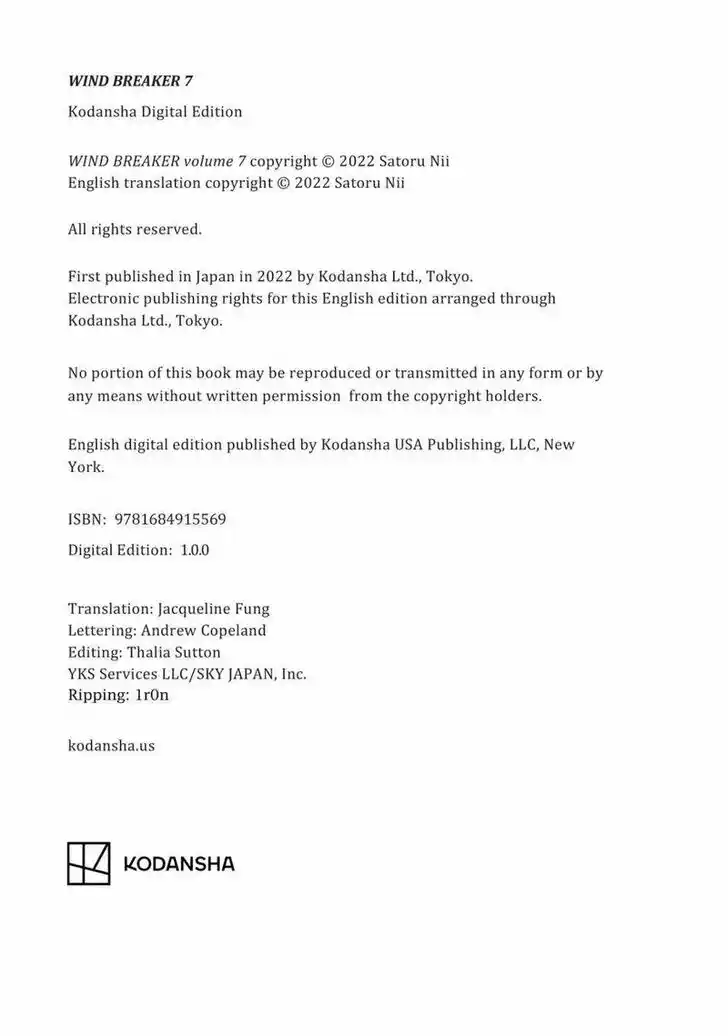 Wind Breaker (NII Satoru) Ch.058