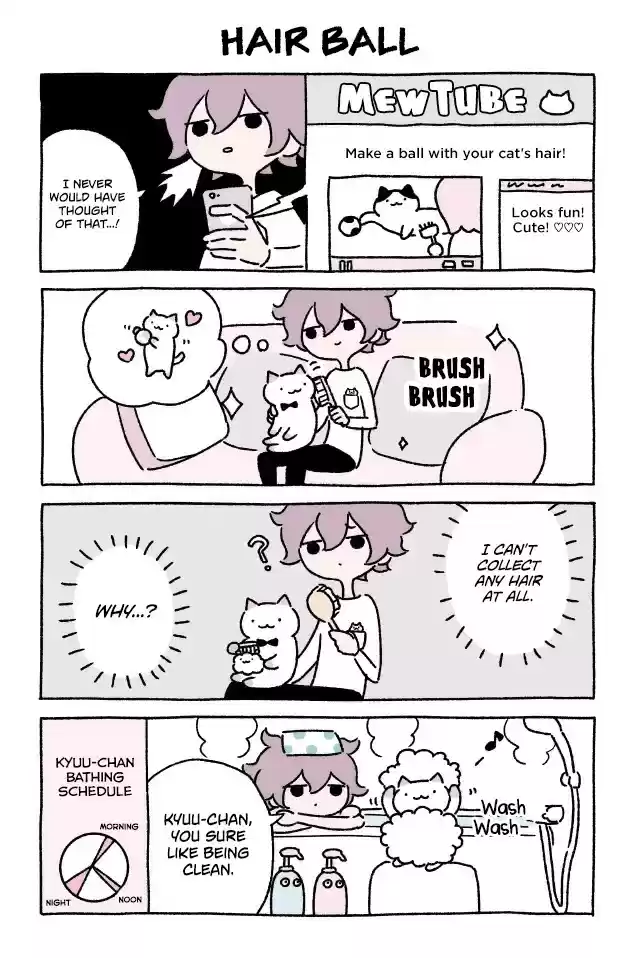 Wonder Cat Kyuu chan Ch. 196 Hair Ball