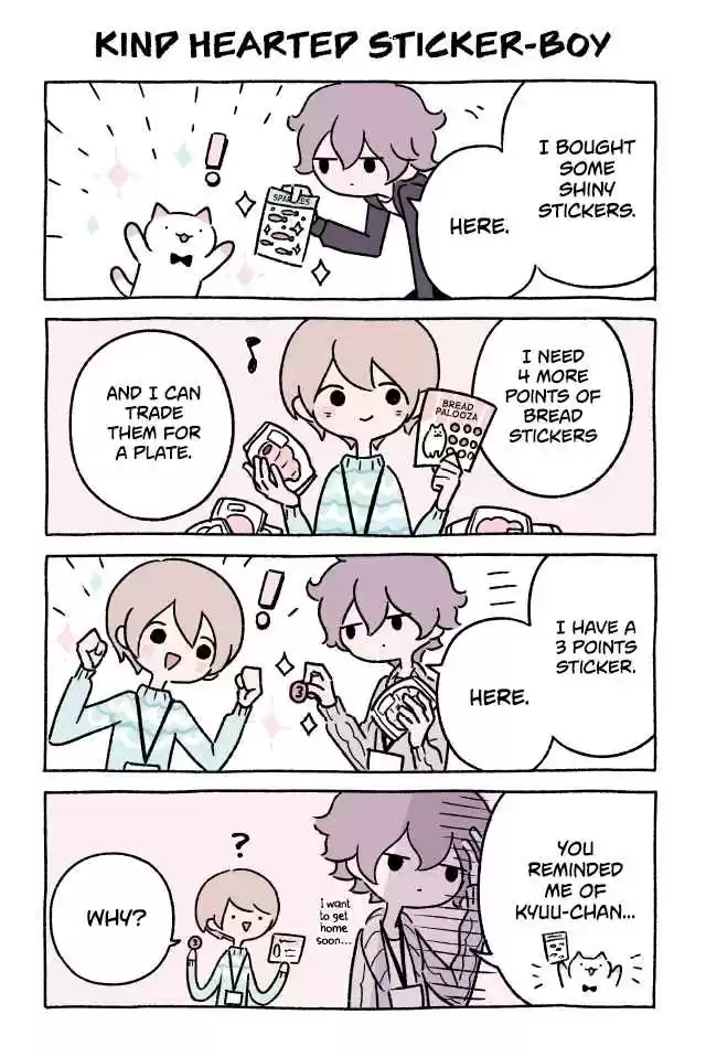 Wonder Cat Kyuu chan Ch. 246 Kind Hearted Sticker Boy