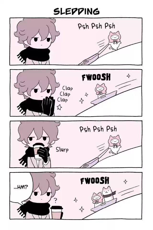 Wonder Cat Kyuu chan Vol. 6 Ch. 554 Sledding