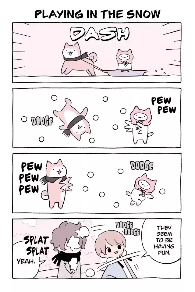 Wonder Cat Kyuu chan Vol. 6 Ch. 556 Playing in the Snow