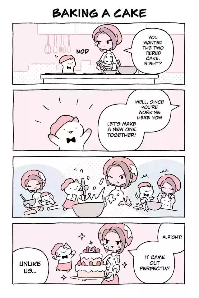 Wonder Cat Kyuu chan Vol. 6 Ch. 593 Baking a Cake
