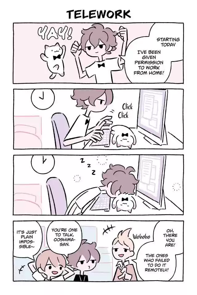 Wonder Cat Kyuu chan Vol. 7 Ch. 653 Telework