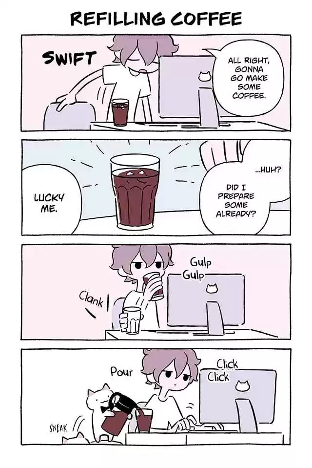 Wonder Cat Kyuu chan Vol. 7 Ch. 701 Refilling Coffee