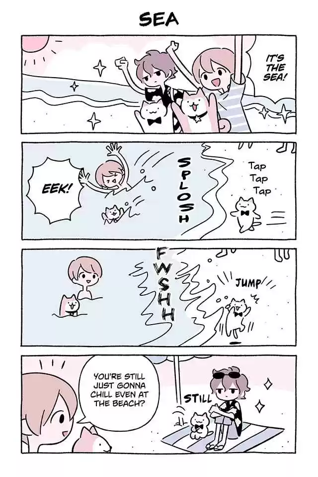 Wonder Cat Kyuu chan Vol. 7 Ch. 718 Sea