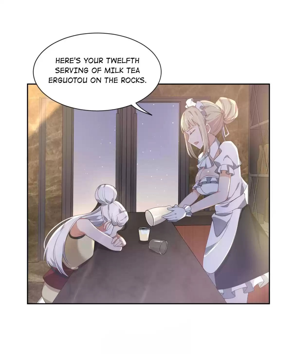 Working Overtime to Destroy the World! 57 Milk Tea Erguotou on the Rocks