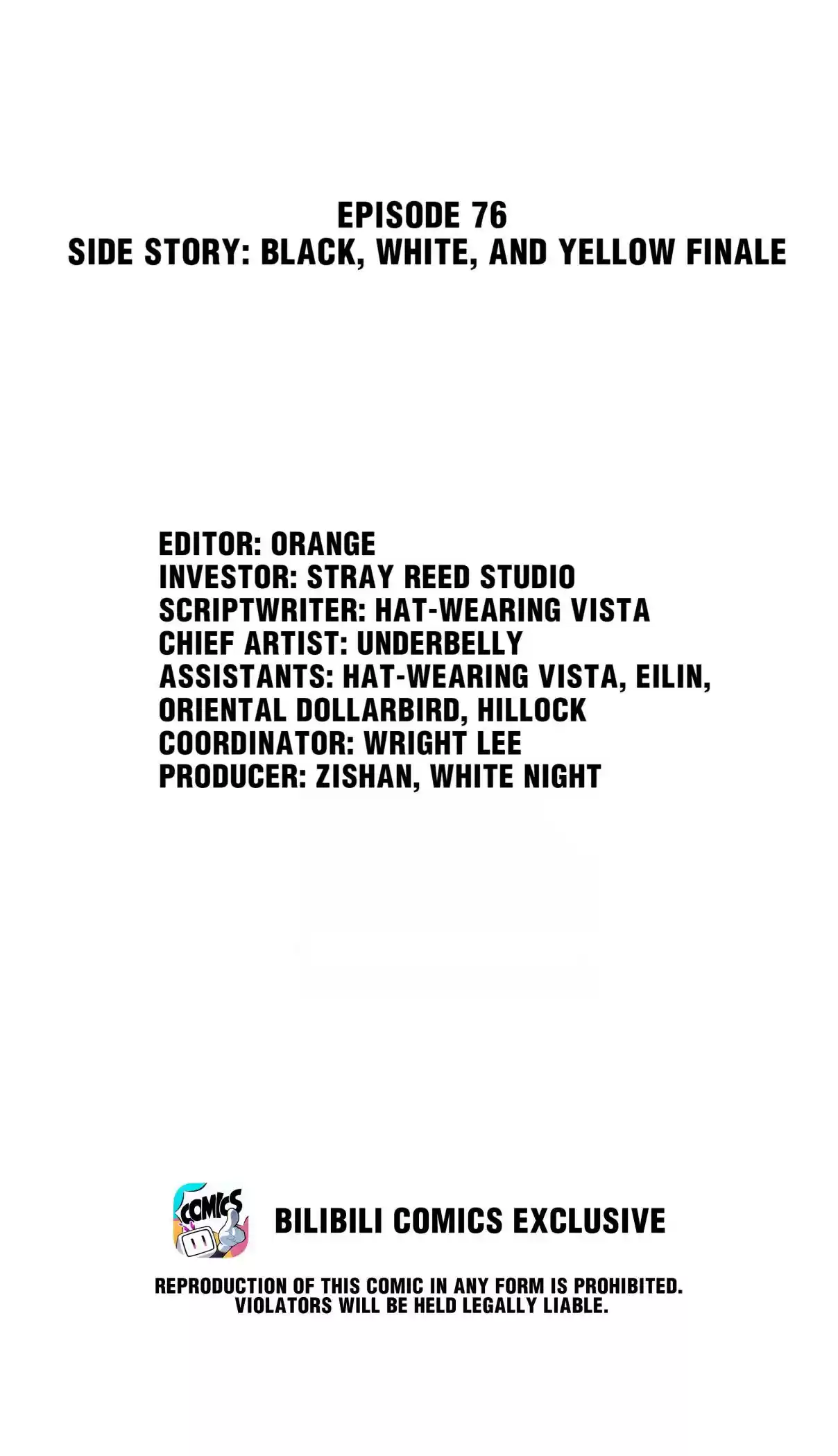 Working Overtime to Destroy the World! 76.1 Side Story: Black, White, and Yellow Finale