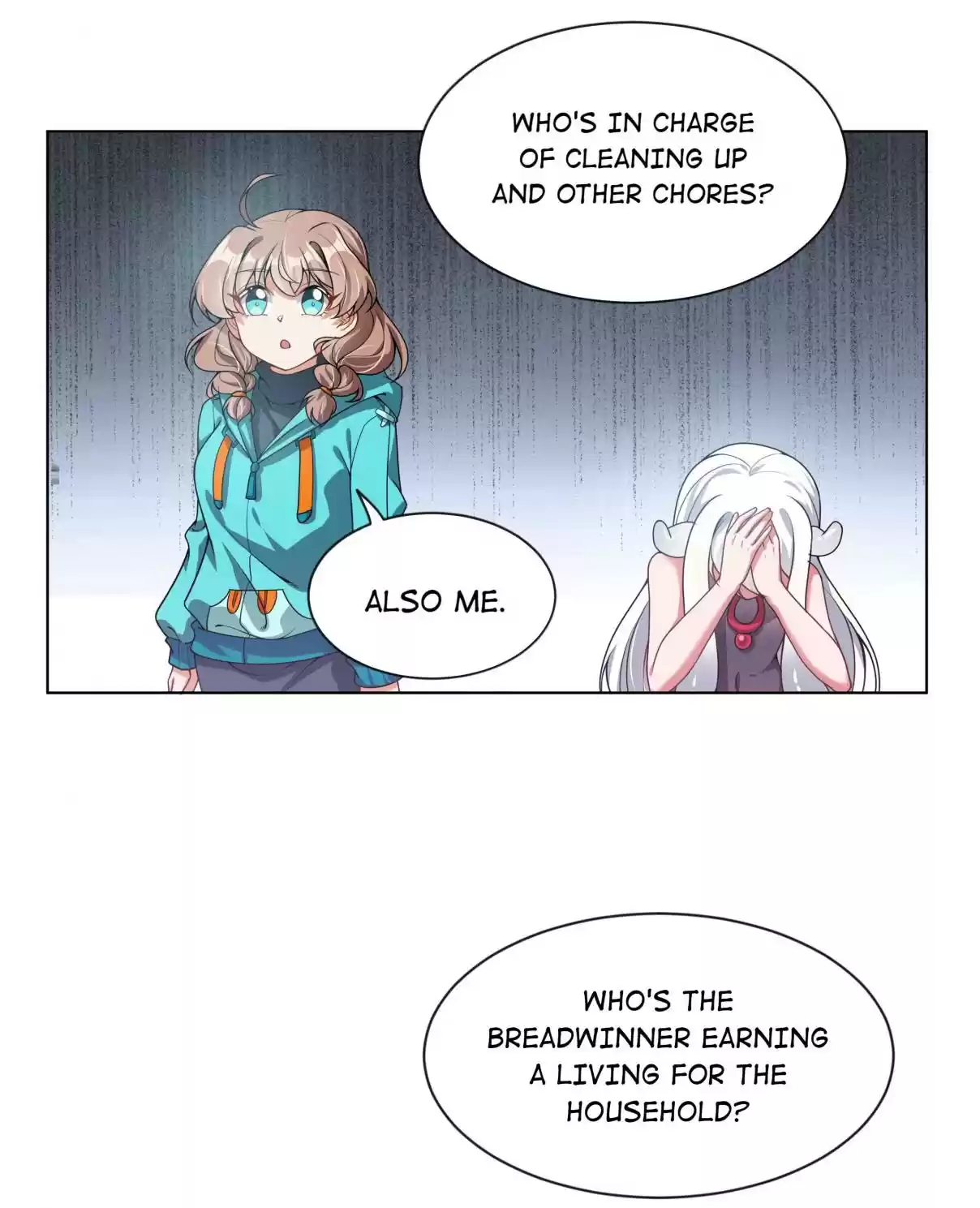 Working Overtime to Destroy the World! 80.1 Household Position