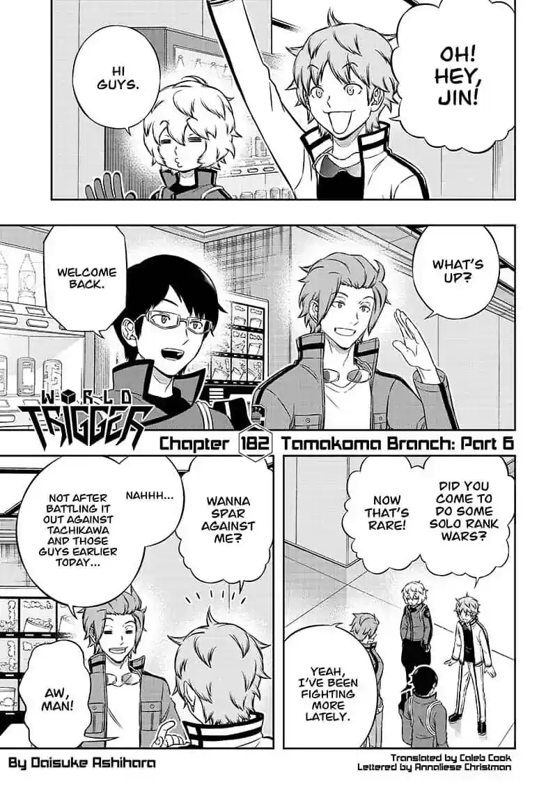 World Trigger Vol.20 Chapter 182: Tamakoma Branch: