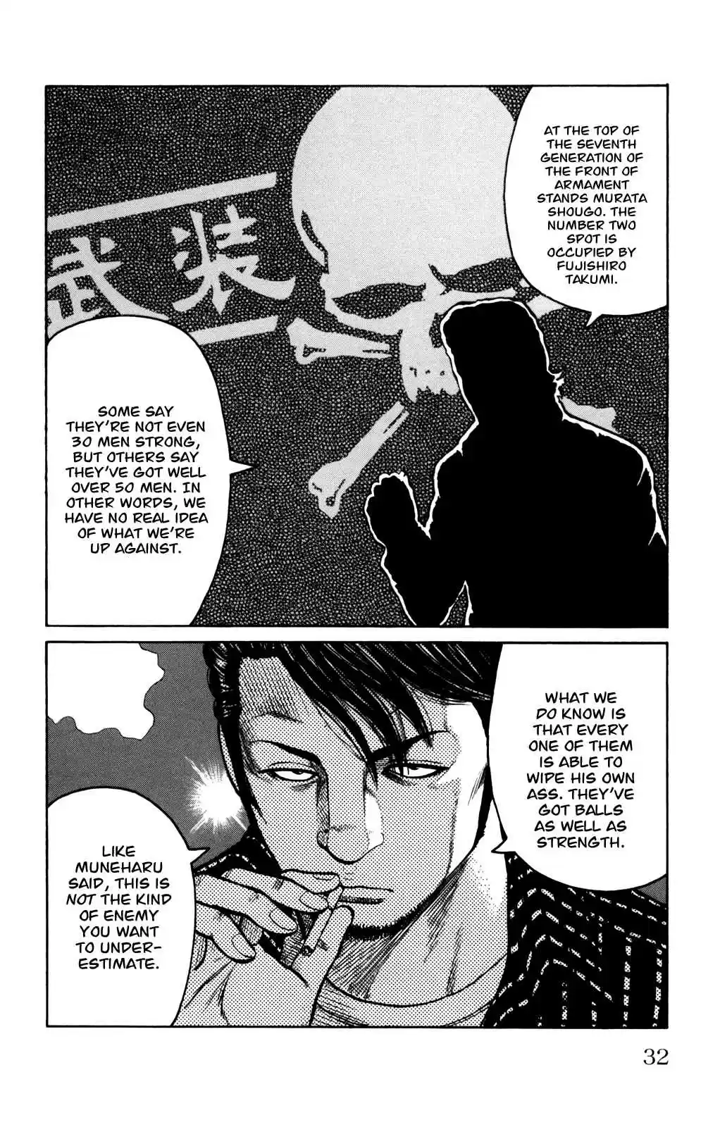 Worst Vol. 24 Ch. 93 Moth, Squirm!