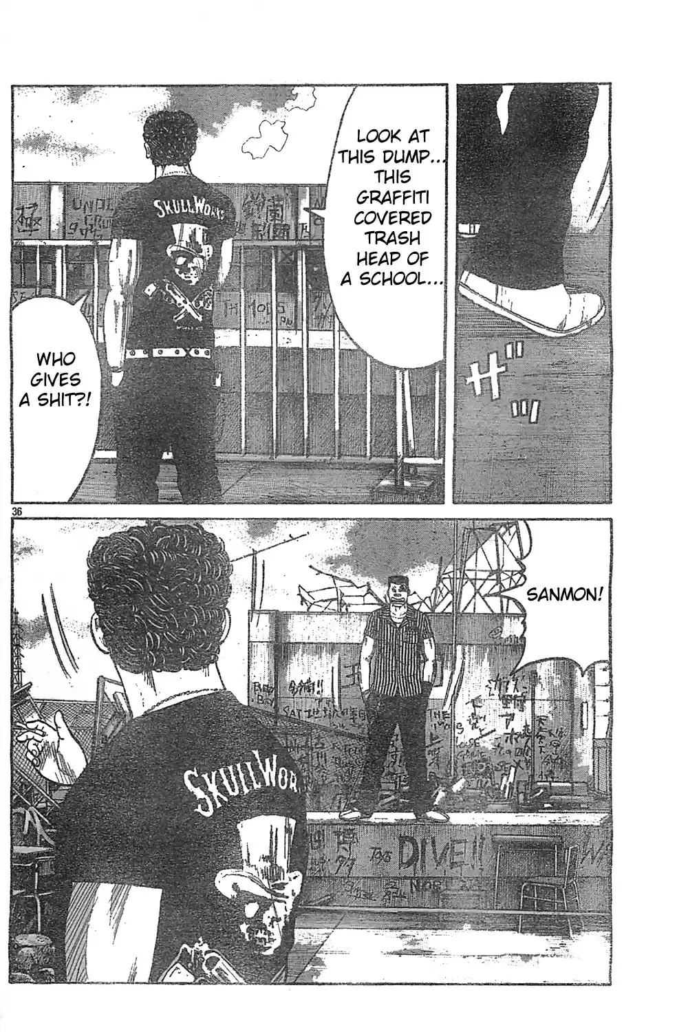 Worst Vol. 32 Ch. 128 Ode to the Graffiti Covered Fortress!