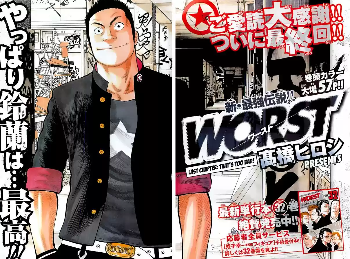Worst Vol. 33 Ch. 131 That´s Too Bad!