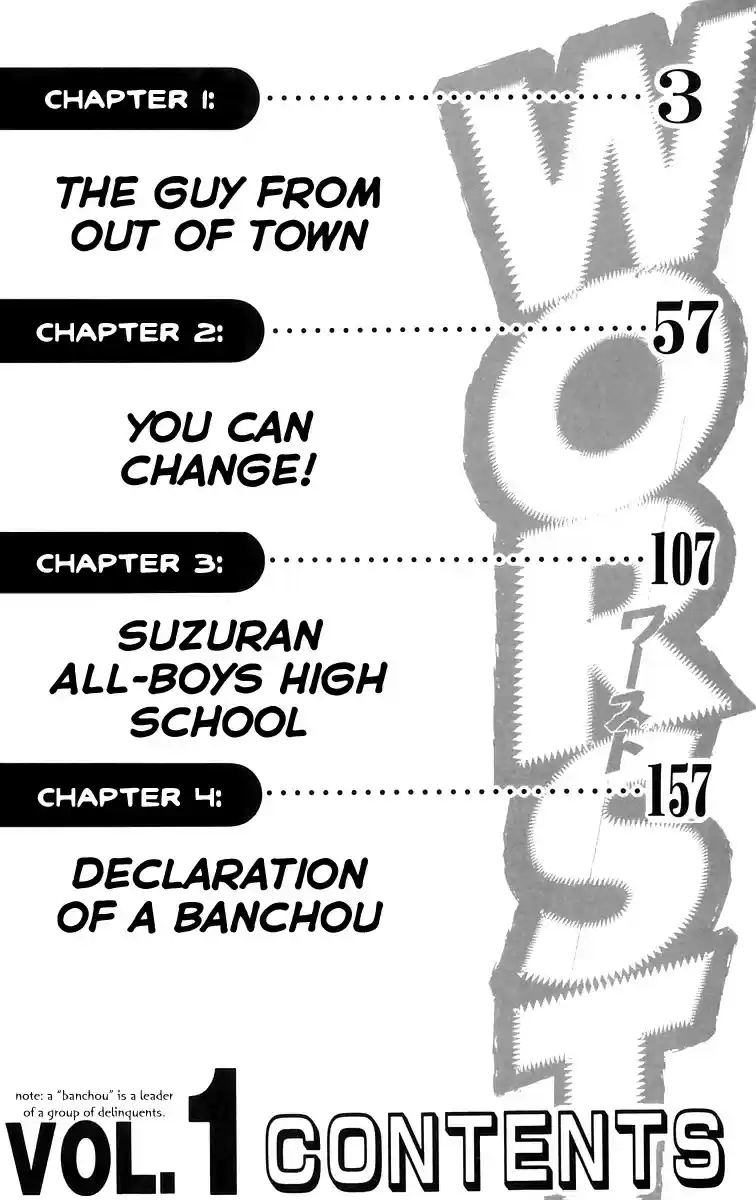 Worst vol.1 ch.1