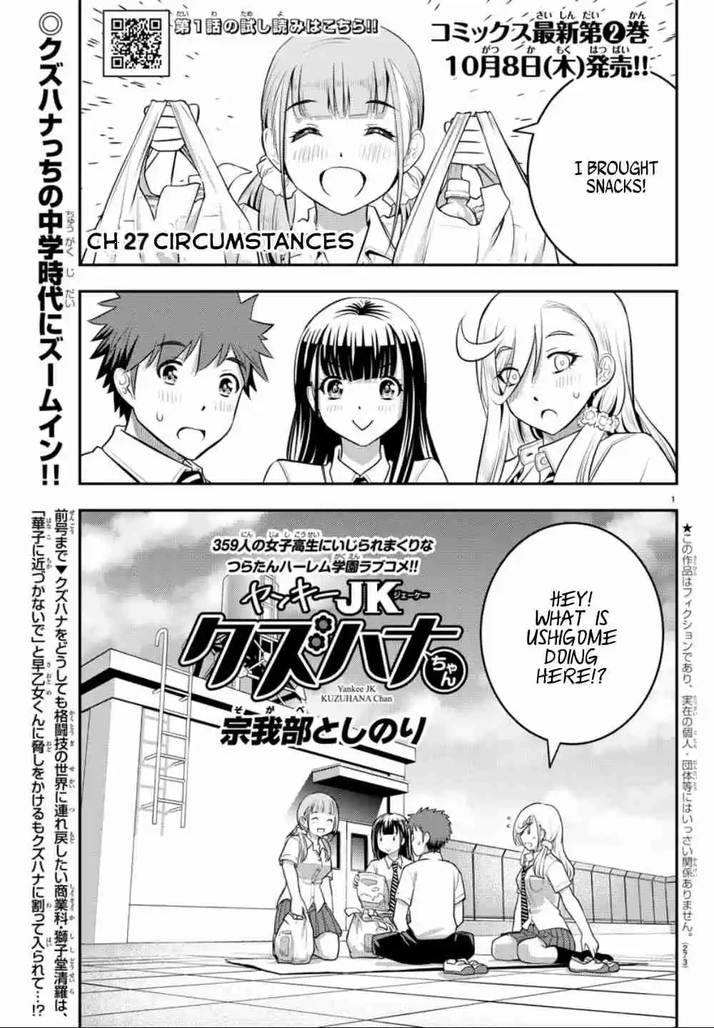 Yankee JK KuzuHana chan Ch. 27 Circumstances