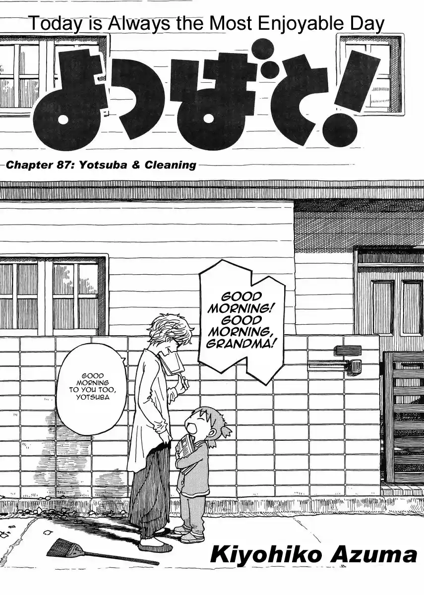 Yotsuba to! Vol. 13 Ch. 87 Yotsuba & Cleaning