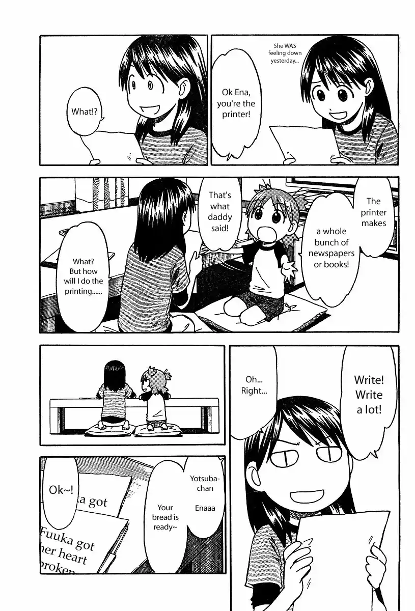 Yotsuba to! Vol. 4 Ch. 26 Yotsuba & the Newspaper