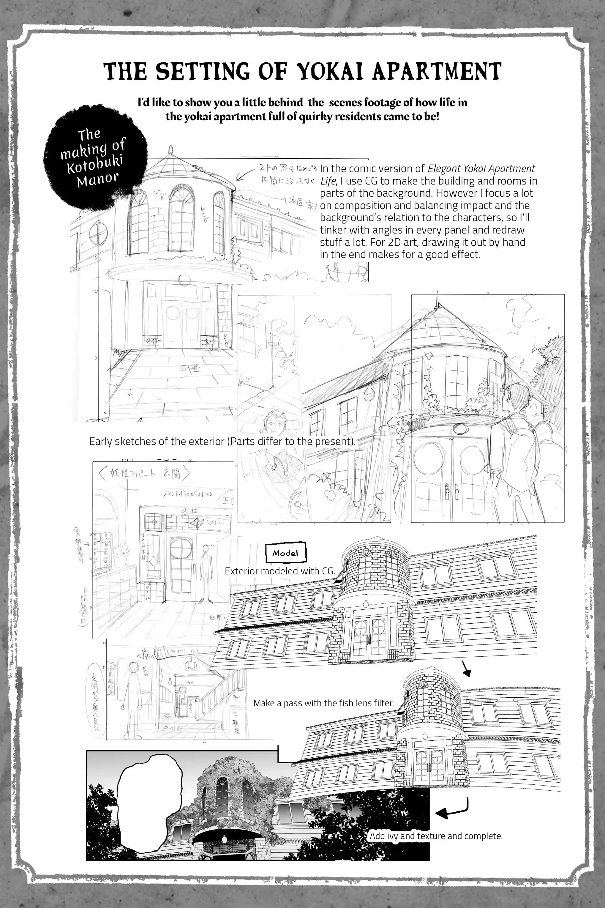 Youkai Apato No Yuuga Na Nichijou Volume 1 Chapter 5.5 : Extra: The Setting Of Yokai Apartment