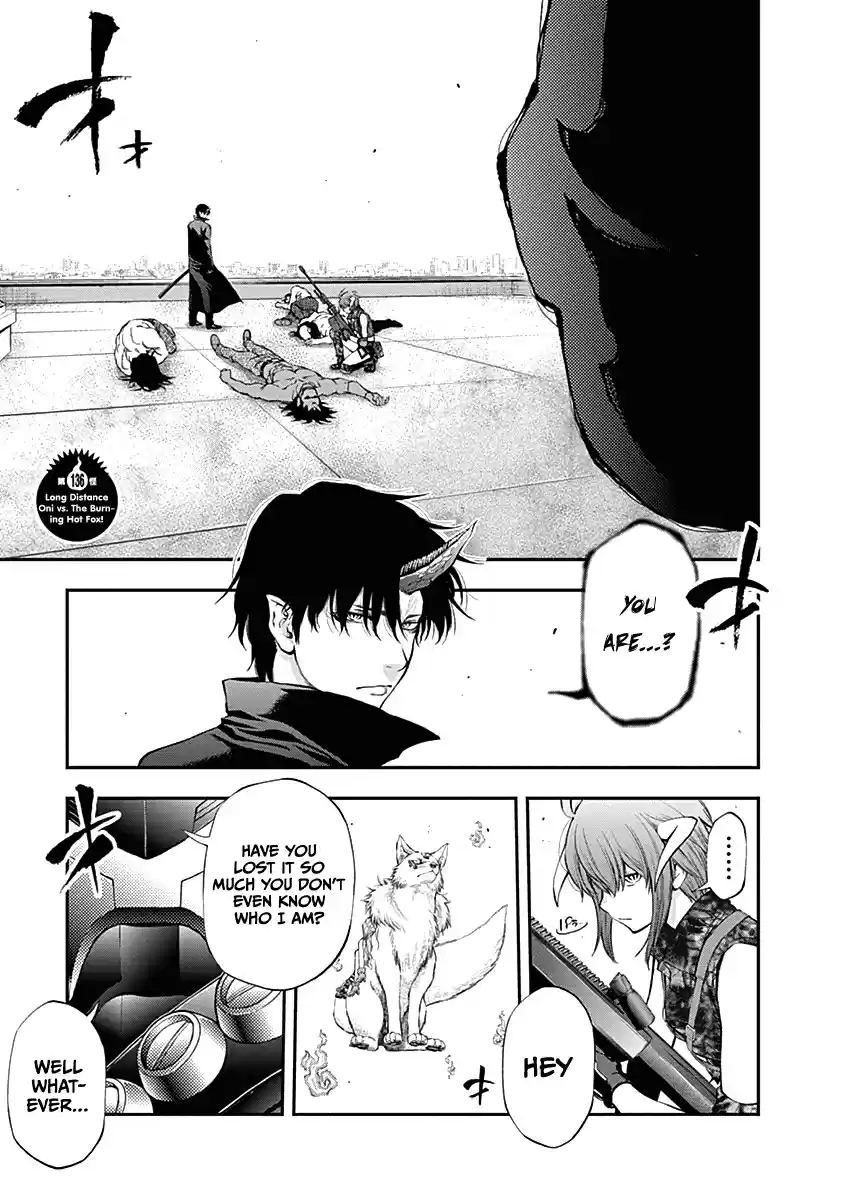 Youkai Shoujo Monsuga Vol. 14 Ch. 136 Long Distance Oni vs. The Burning Hot Fox!