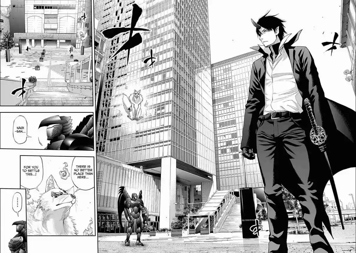 Youkai Shoujo Monsuga Vol. 14 Ch. 136 Long Distance Oni vs. The Burning Hot Fox!