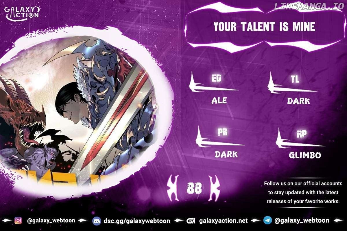 Your Talent is Mine Chapter 88