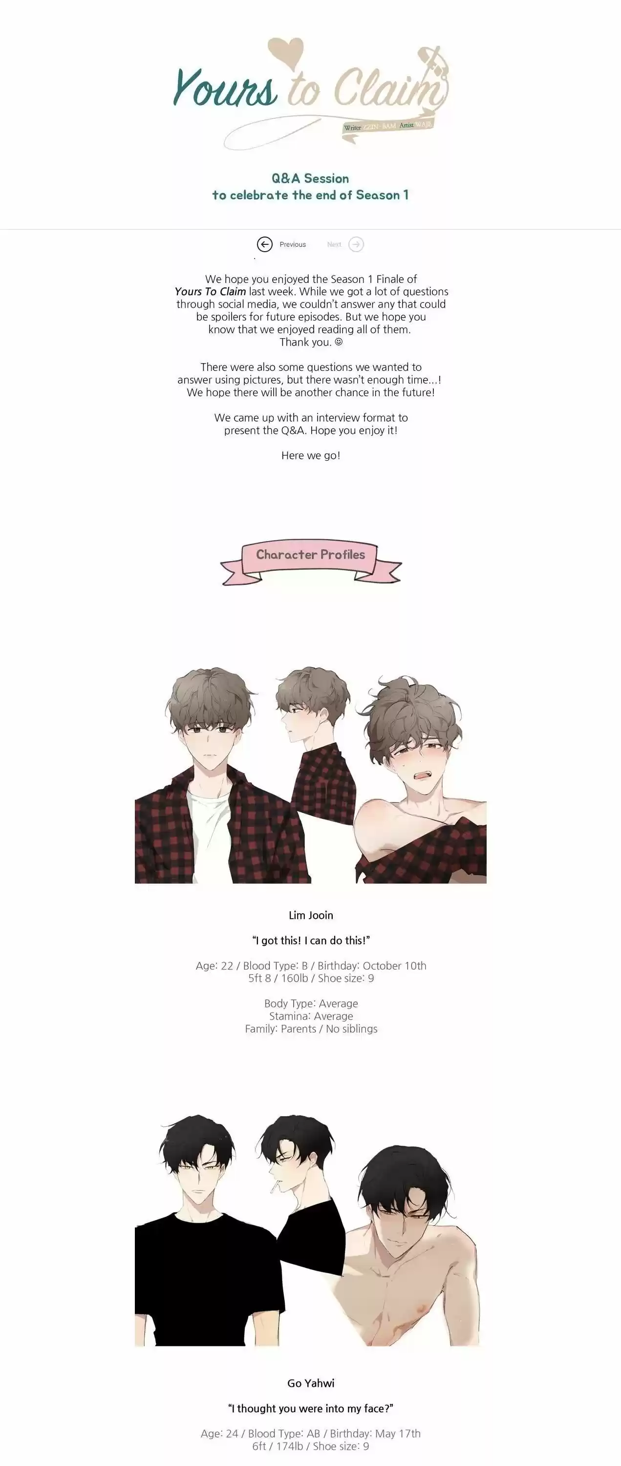 Yours To Claim Chapter 28.5 : Epilogue