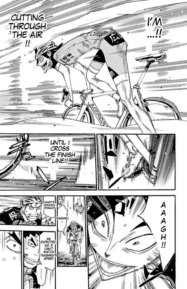 Yowamushi Pedal 447 Final verdict on the bridge